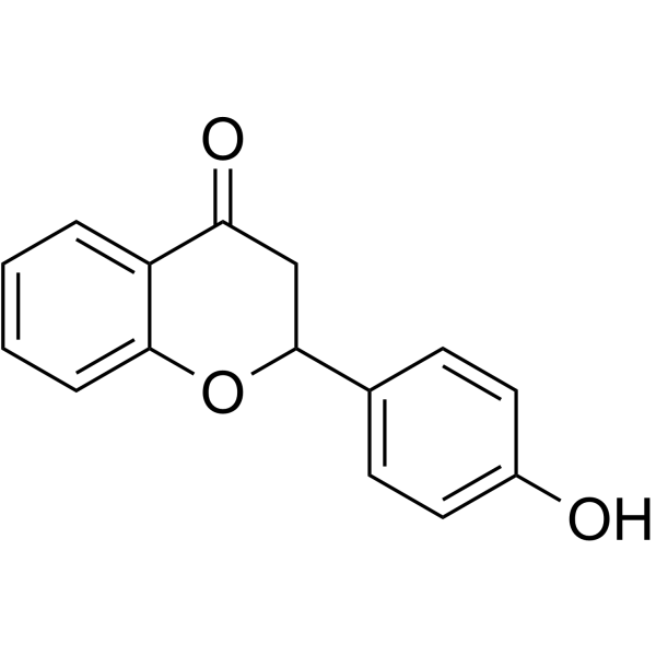 4'-Hydroxyflavanone Chemical Structure 4