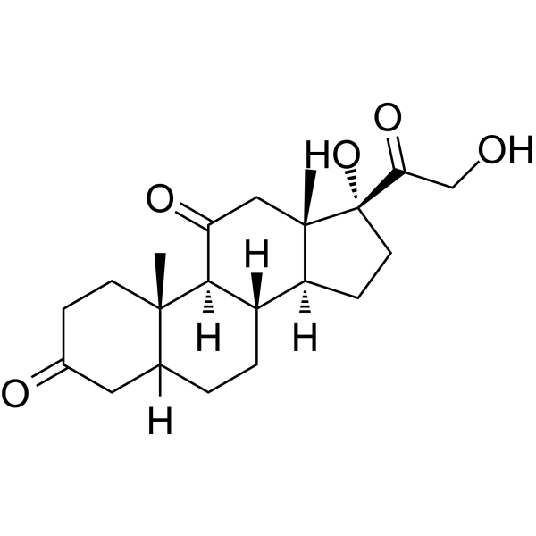 5-Dihydrocortisone Chemical Structure 5-Dihydrocortisone