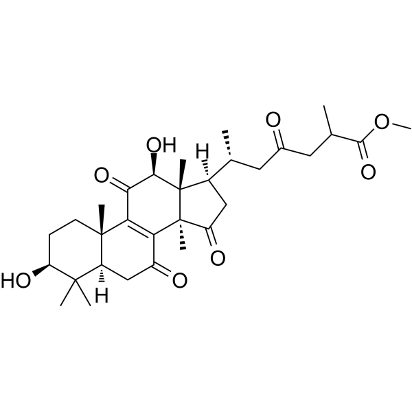 Methyl ganoderate C6 Chemical Structure Methyl ganoderate C6