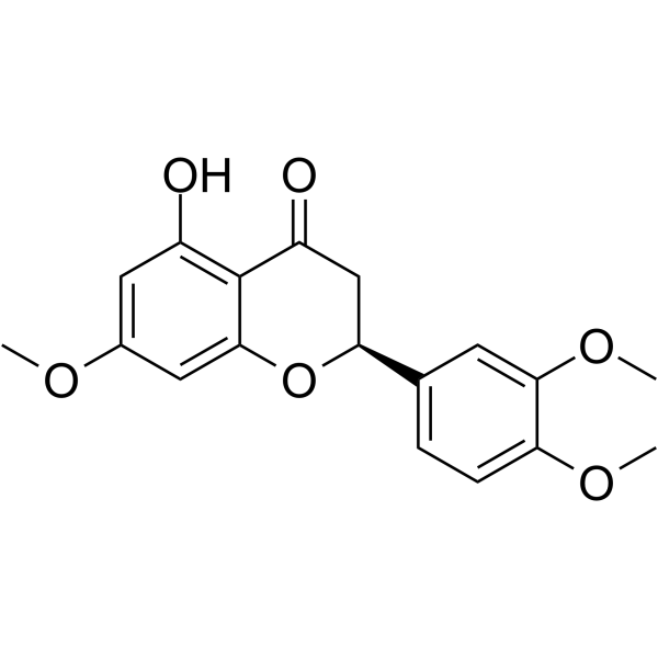 7,3′,4′-Tri-O-methyleriodictyol Chemical Structure 7,3′,4′-Tri-O-methyleriodictyol