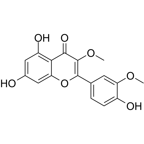 Quercetin 3,3'-dimethyl ether Chemical Structure Quercetin 3,3