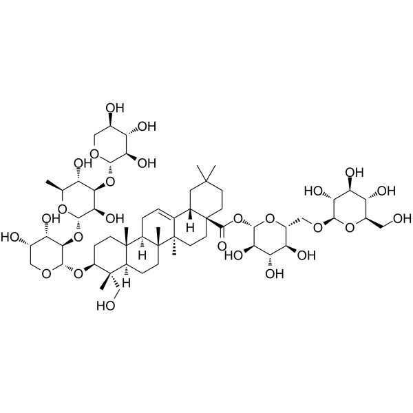 Fulvotomentoside A Chemical Structure Fulvotomentoside A (Synonyms: Decaisoside E)