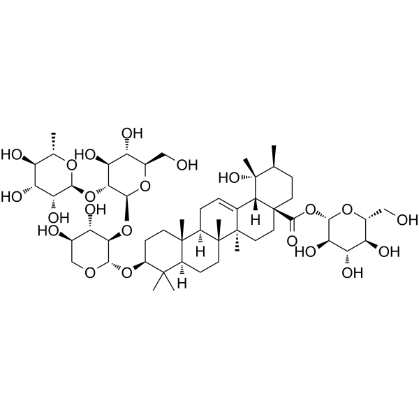 Ilexoside O Chemical Structure Ilexoside O (Synonyms: 冬青苷O)