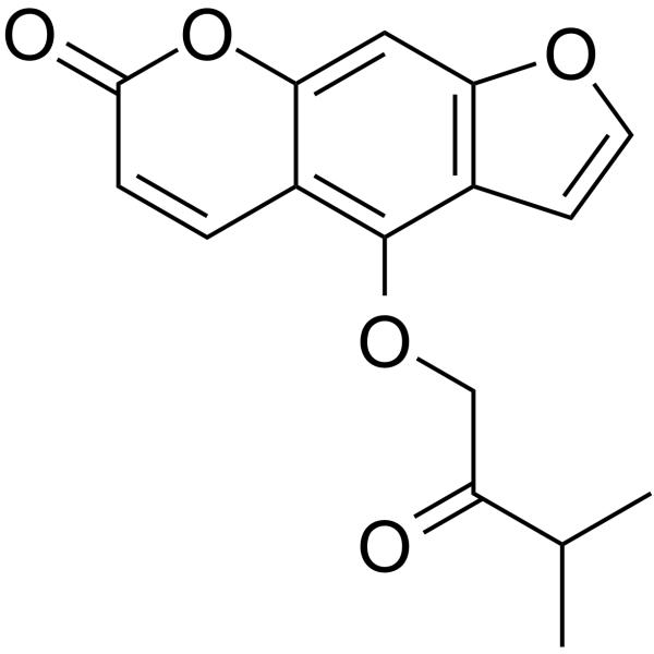 Iso-oxypeucedanin Chemical Structure Iso-oxypeucedanin (Synonyms: 异氧化前胡内酯)
