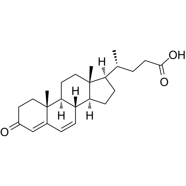 3-Oxo-4,6-choladien-24-oic acid Chemical Structure 3-Oxo-4,6-choladien-24-oic acid
