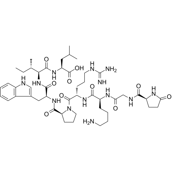Xenopsin Chemical Structure Xenopsin (Synonyms: 爪蟾肽)
