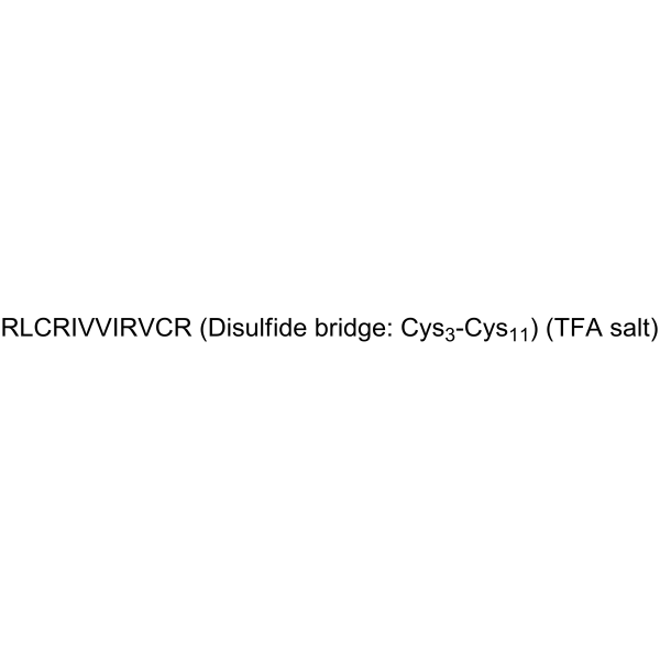 Bactenecin TFA Chemical Structure Bactenecin TFA (Synonyms: 抗菌肽三氟乙酸盐; Bactenecin, bovine TFA)