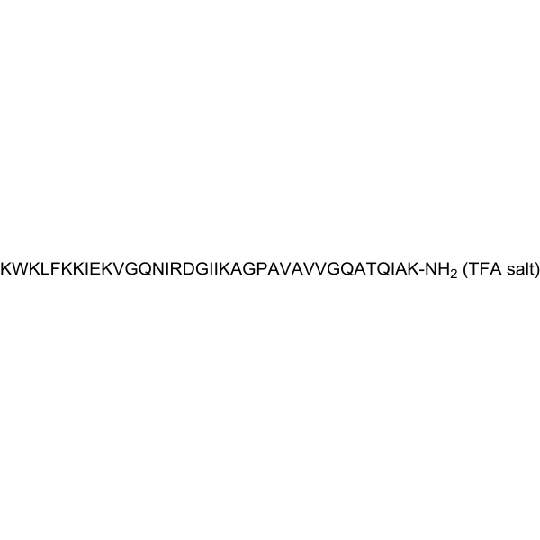 Cecropin A TFA Chemical Structure Cecropin A TFA (Synonyms: 抗菌肽三氟醋酸盐)