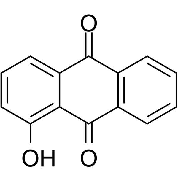 1-Hydroxyanthraquinone Chemical Structure 1-Hydroxyanthraquinone (Synonyms: 1-羟基蒽醌)