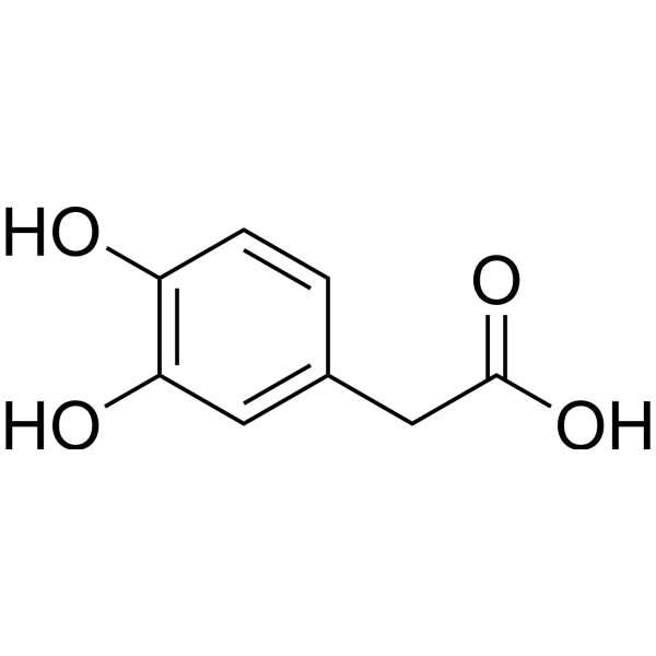 3,4-Dihydroxybenzeneacetic acid (Standard) Chemical Structure 3,4-Dihydroxybenzeneacetic acid (Standard) (Synonyms: 3,4-二羟基苯乙酸 (标准品))