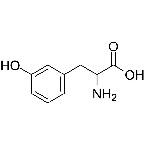 DL-m-Tyrosine Chemical Structure DL-m-Tyrosine
