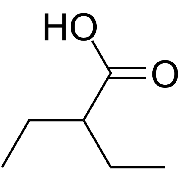 2-Ethylbutyric acid Chemical Structure 2-Ethylbutyric acid