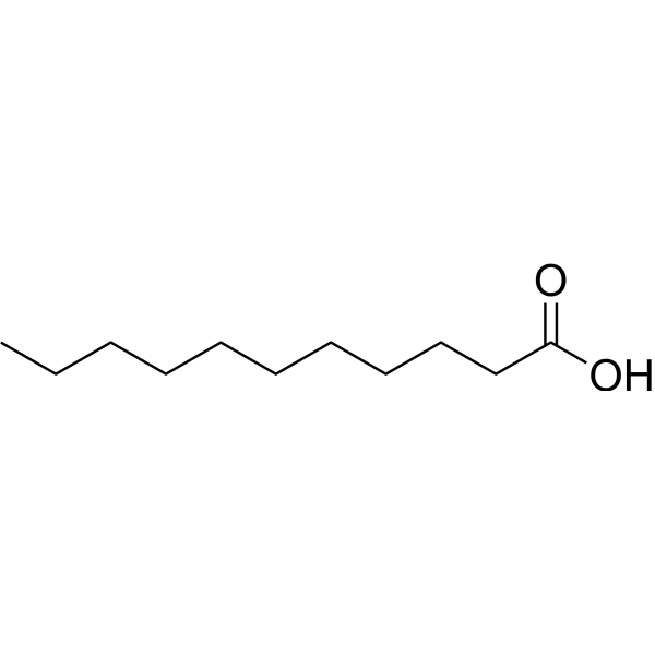 Undecanoic acid (Standard) Chemical Structure Undecanoic acid (Standard) (Synonyms: Undecanoate (Standard); Hendecanoic acid (Standard))