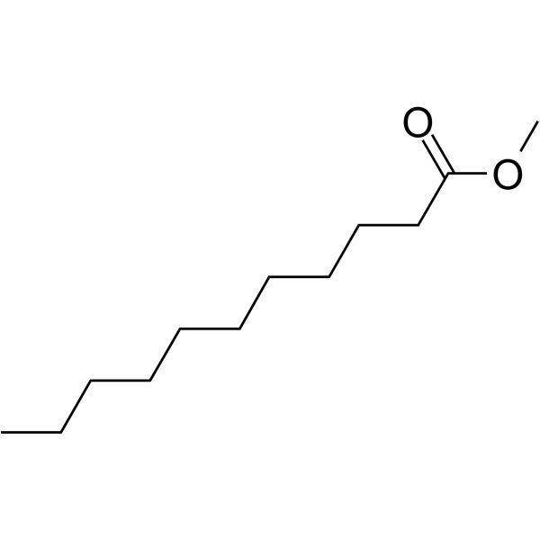 Methyl undecanoate Chemical Structure Methyl undecanoate (Synonyms: 十一酸甲酯)