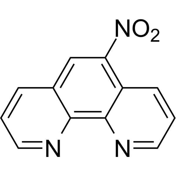 5-Nitro-1,10-phenanthroline Chemical Structure 5-Nitro-1,10-phenanthroline (Synonyms: 5-NP)