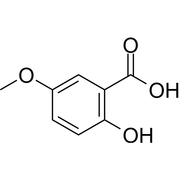 5-Methoxysalicylic acid Chemical Structure 5-Methoxysalicylic acid (Synonyms: 5-甲氧基水杨酸; 5-MeOSA)