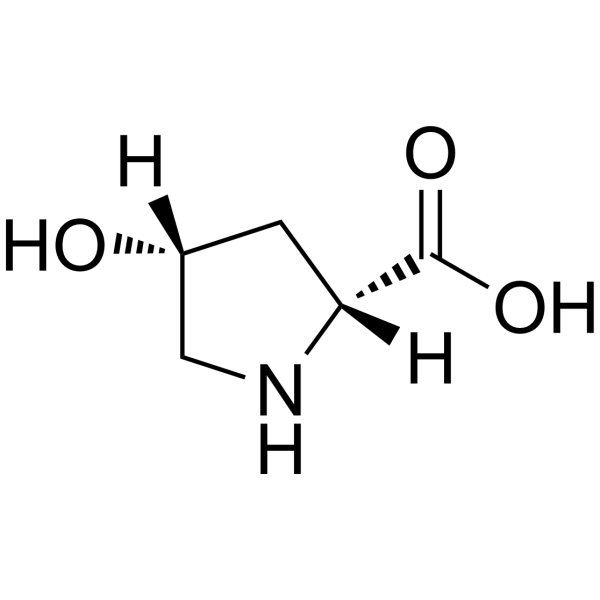 H-D-cis-Hyp-OH Chemical Structure H-D-cis-Hyp-OH (Synonyms: 顺式-4-羟基-D-脯氨酸;顺-4-羟基-D-脯氨酸)