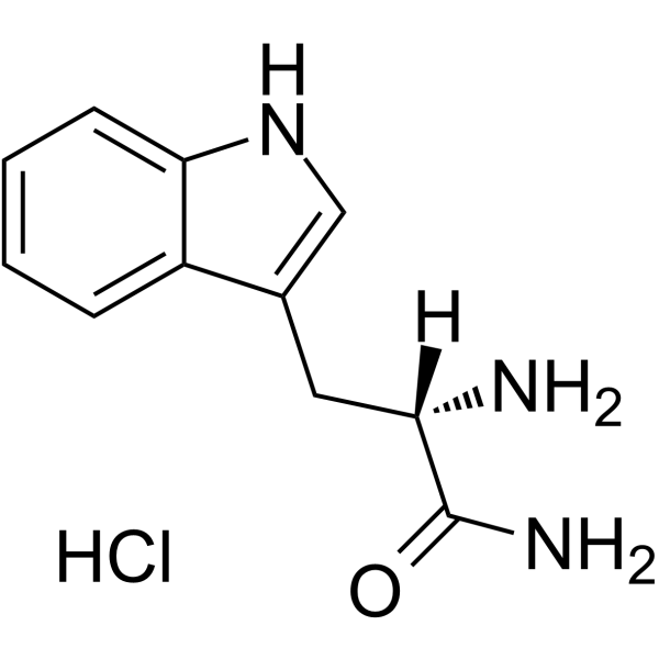 H-Trp-NH2.HCl Chemical Structure H-Trp-NH2.HCl