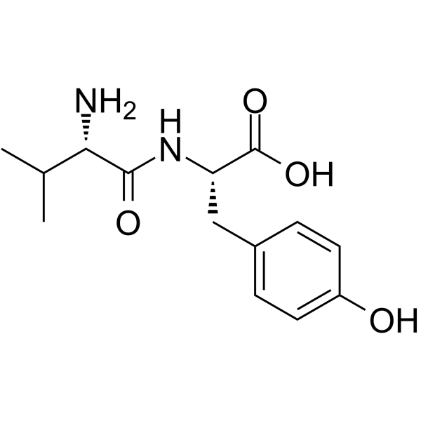 H-Val-Tyr-OH Chemical Structure H-Val-Tyr-OH (Synonyms: Valyl-tyrosine)