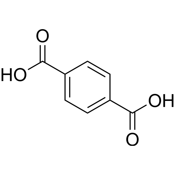 Terephthalic acid (Standard) Chemical Structure Terephthalic acid (Standard) (Synonyms: 对苯二甲酸 (标准品))