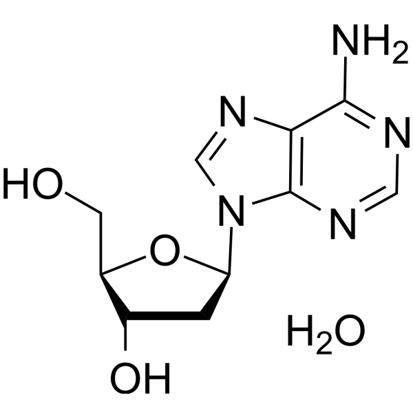 2'-Deoxyadenosine monohydrate Chemical Structure 2