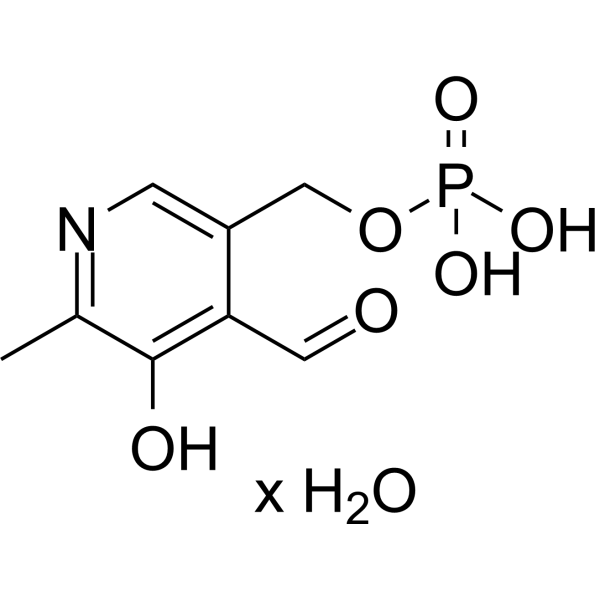 Pyridoxal 5'-phosphate hydrate Chemical Structure Pyridoxal 5