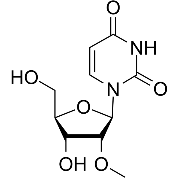 2′-O-Methyluridine Chemical Structure 2′-O-Methyluridine (Synonyms: 2