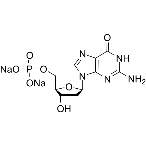 2'-Deoxyguanosine 5'-monophosphate disodium Chemical Structure 2