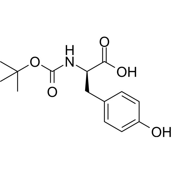 Boc-D-Tyr-OH Chemical Structure Boc-D-Tyr-OH