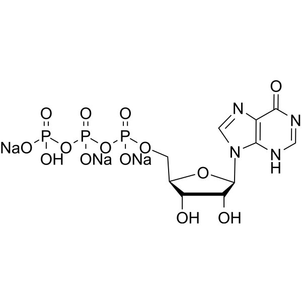 Inosine-5'-triphosphate trisodium salt Chemical Structure Inosine-5
