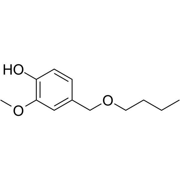 Vanillyl butyl ether Chemical Structure Vanillyl butyl ether (Synonyms: 香草醇丁醚)