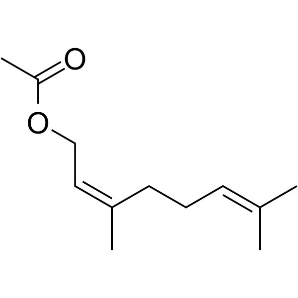 Neryl acetate Chemical Structure Neryl acetate