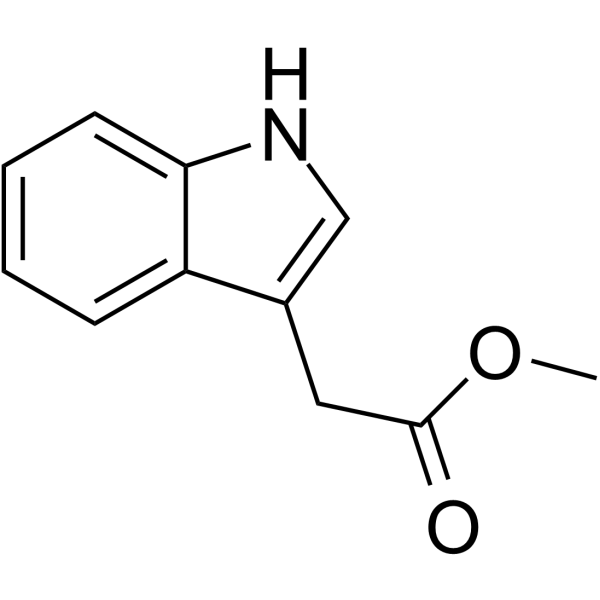 Methyl 2-(1H-indol-3-yl)acetate Chemical Structure Methyl 2-(1H-indol-3-yl)acetate