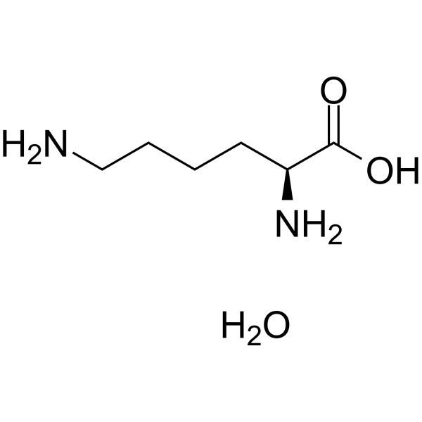 L-Lysine hydrate Chemical Structure L-Lysine hydrate (Synonyms: 赖氨酸水合物)
