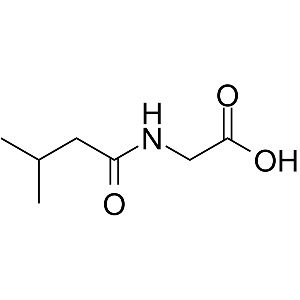 N-Isovaleroylglycine Chemical Structure N-Isovaleroylglycine