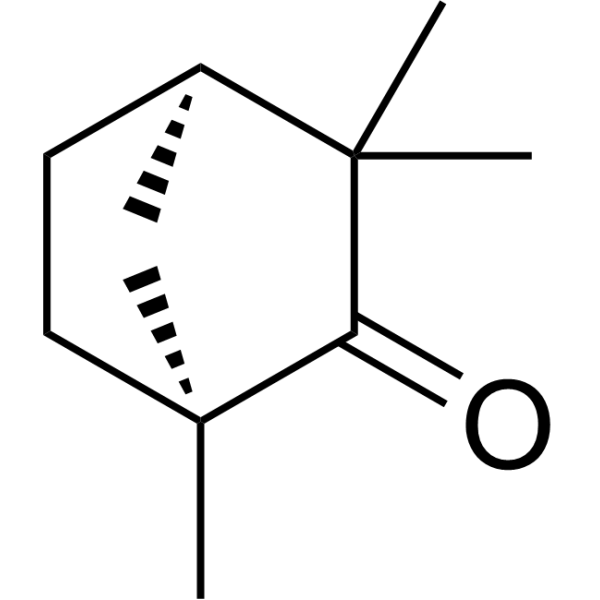 (+)-Fenchone Chemical Structure (+)-Fenchone (Synonyms: (+)-葑酮)
