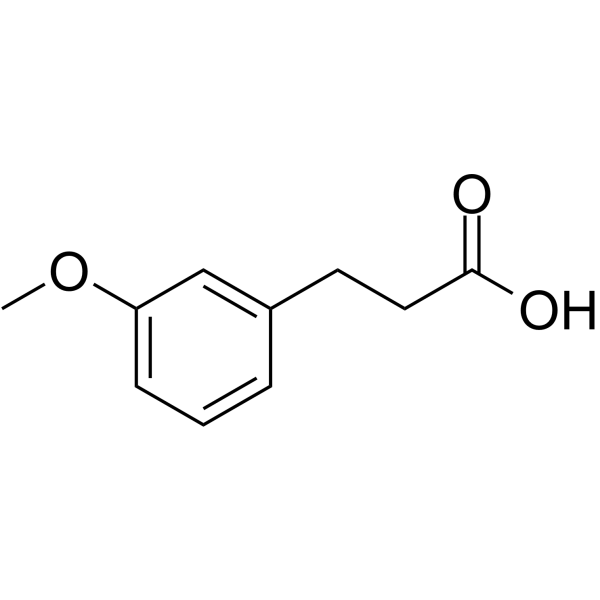3-(3-Methoxyphenyl)propionic acid Chemical Structure 3-(3-Methoxyphenyl)propionic acid