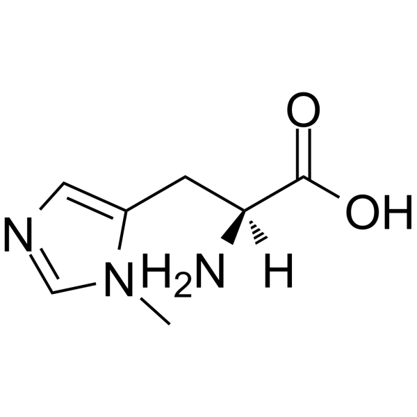3-Methyl-L-histidine Chemical Structure 3-Methyl-L-histidine