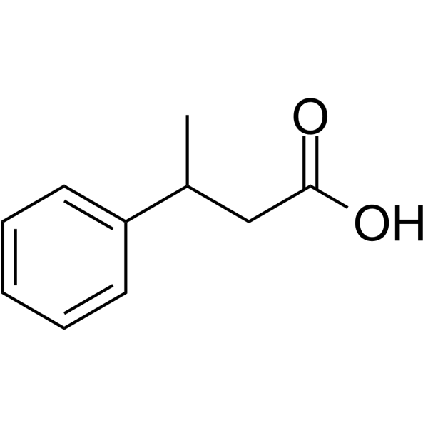 3-Phenylbutyric acid Chemical Structure 3-Phenylbutyric acid (Synonyms: 3-苯基丁酸)