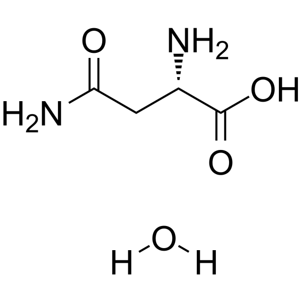 L-Asparagine monohydrate Chemical Structure L-Asparagine monohydrate (Synonyms: L-天冬酰胺一水合物)