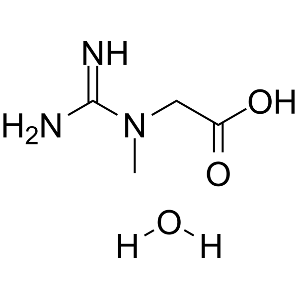 Creatine monohydrate Chemical Structure Creatine monohydrate