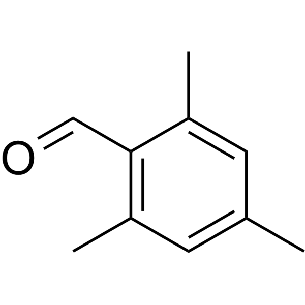 Mesitaldehyde Chemical Structure Mesitaldehyde (Synonyms: 2,4,6-三甲基苯甲醛; 2,4,6-Trimethylbenzaldehyde)