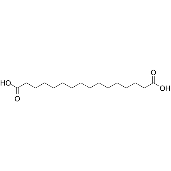 Hexadecanedioic acid Chemical Structure Hexadecanedioic acid