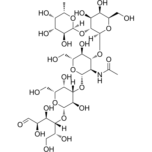Lacto-N-fucopentaose I Chemical Structure Lacto-N-fucopentaose I (Synonyms: LNFP I)