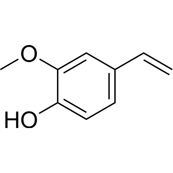 2-Methoxy-4-vinylphenol Chemical Structure 2-Methoxy-4-vinylphenol