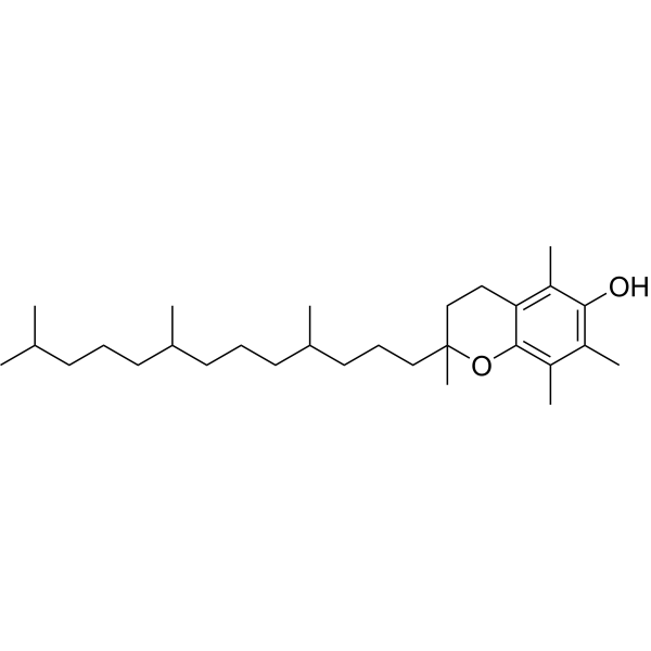 DL-alpha-Tocopherol (Standard) Chemical Structure DL-alpha-Tocopherol (Standard) (Synonyms: DL-α-生育酚(标准品))