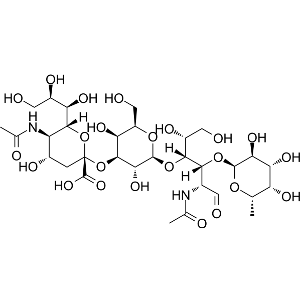 Sialyl-Lewis X Chemical Structure Sialyl-Lewis X (Synonyms: sLeX)