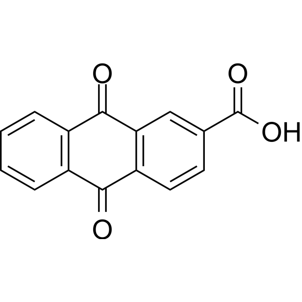 Anthraquinone-2-carboxylic acid Chemical Structure Anthraquinone-2-carboxylic acid (Synonyms: 蒽醌-2-羧酸)