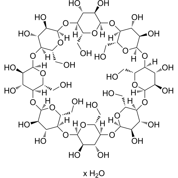 γ-Cyclodextrin hydrate Chemical Structure γ-Cyclodextrin hydrate