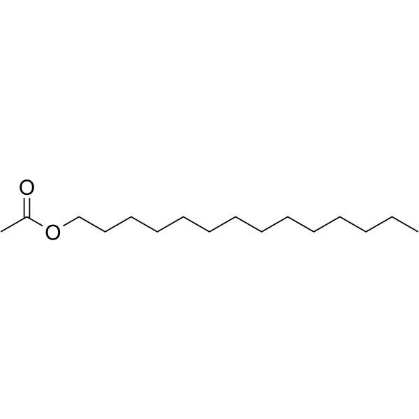 Tetradecyl acetate Chemical Structure Tetradecyl acetate (Synonyms: 乙酸十四酯)